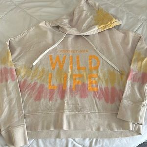 Ivory Ella cropped sweatshirt